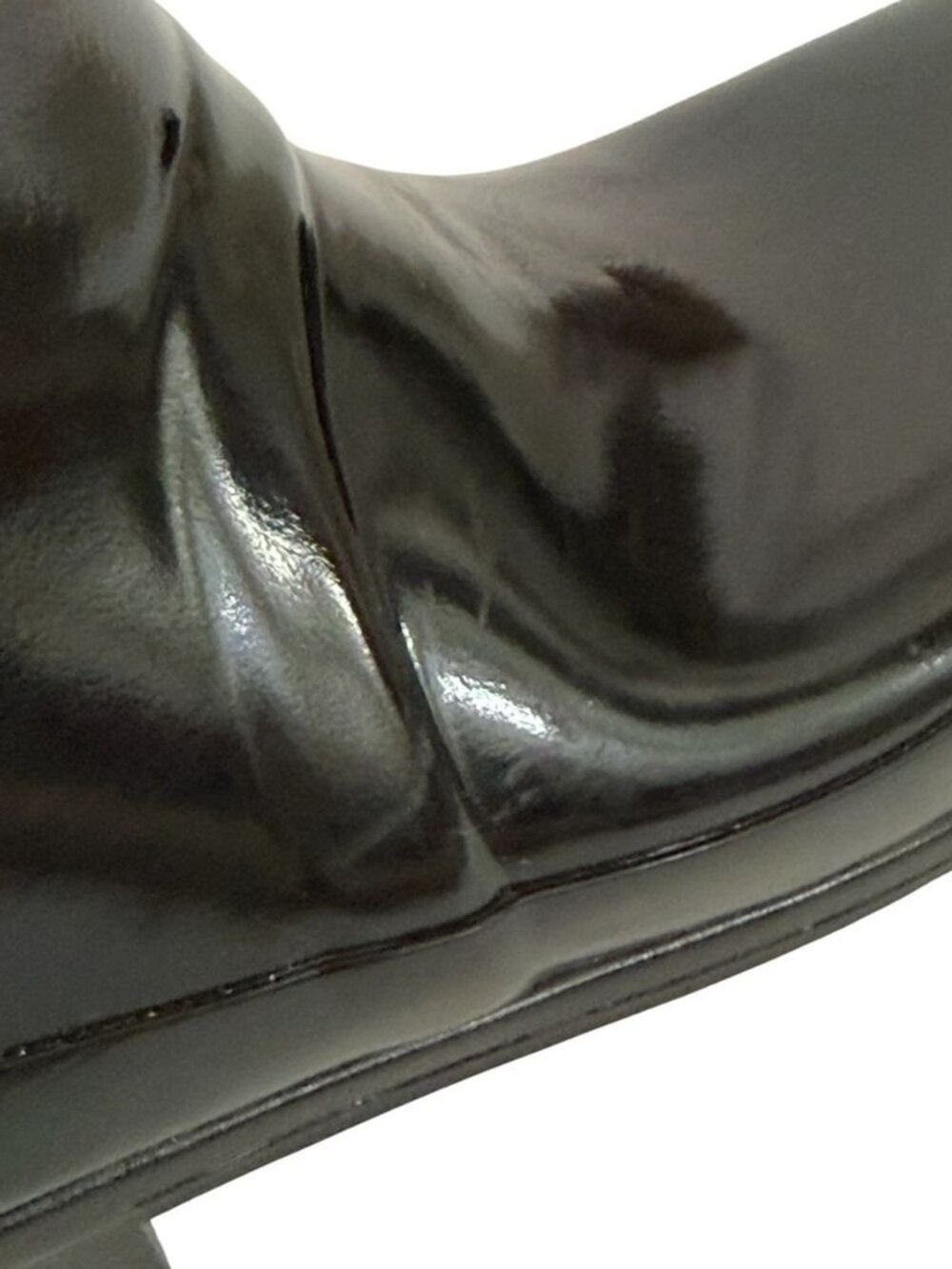 Hunter Women's Rigley Rubber Rain Boots Shiny Black Quilted Top Size 5 US/35 EU - Picture 12 of 16